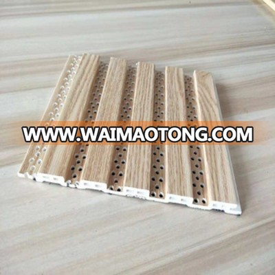 Wood and Plastic Composite Indoor WPC Acoustic Wall Panel